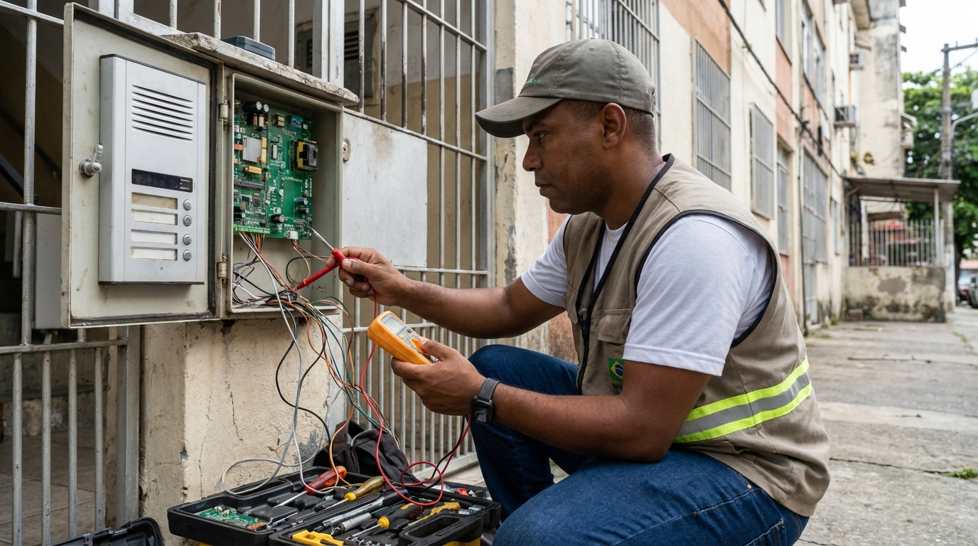 Reparo de Placa e Campainha em Palhoça‑SC